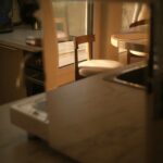 calm family morning routine in kitchen with natural light