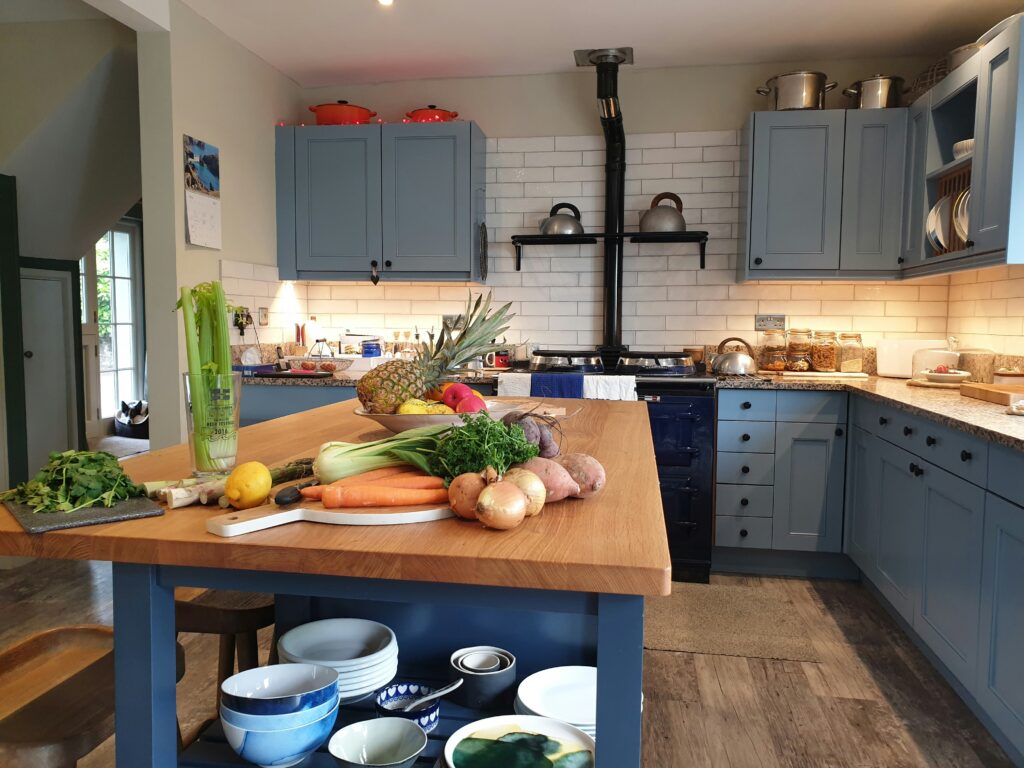 meal planning in the kitchen